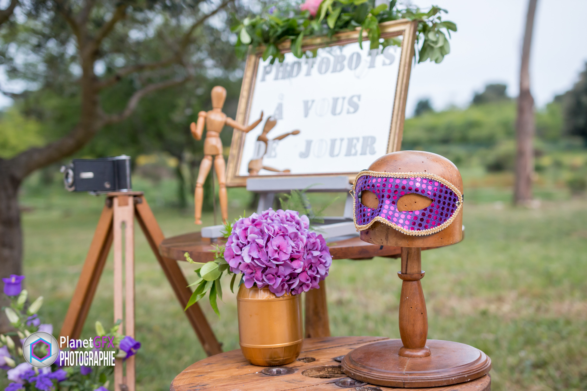 L'Anniversaire de Bruno, Le PhotoBooth avec Jadis Fleur, La Ferme de Contéo, Villefranche-sur-Mer, Nice, PlanetGFX