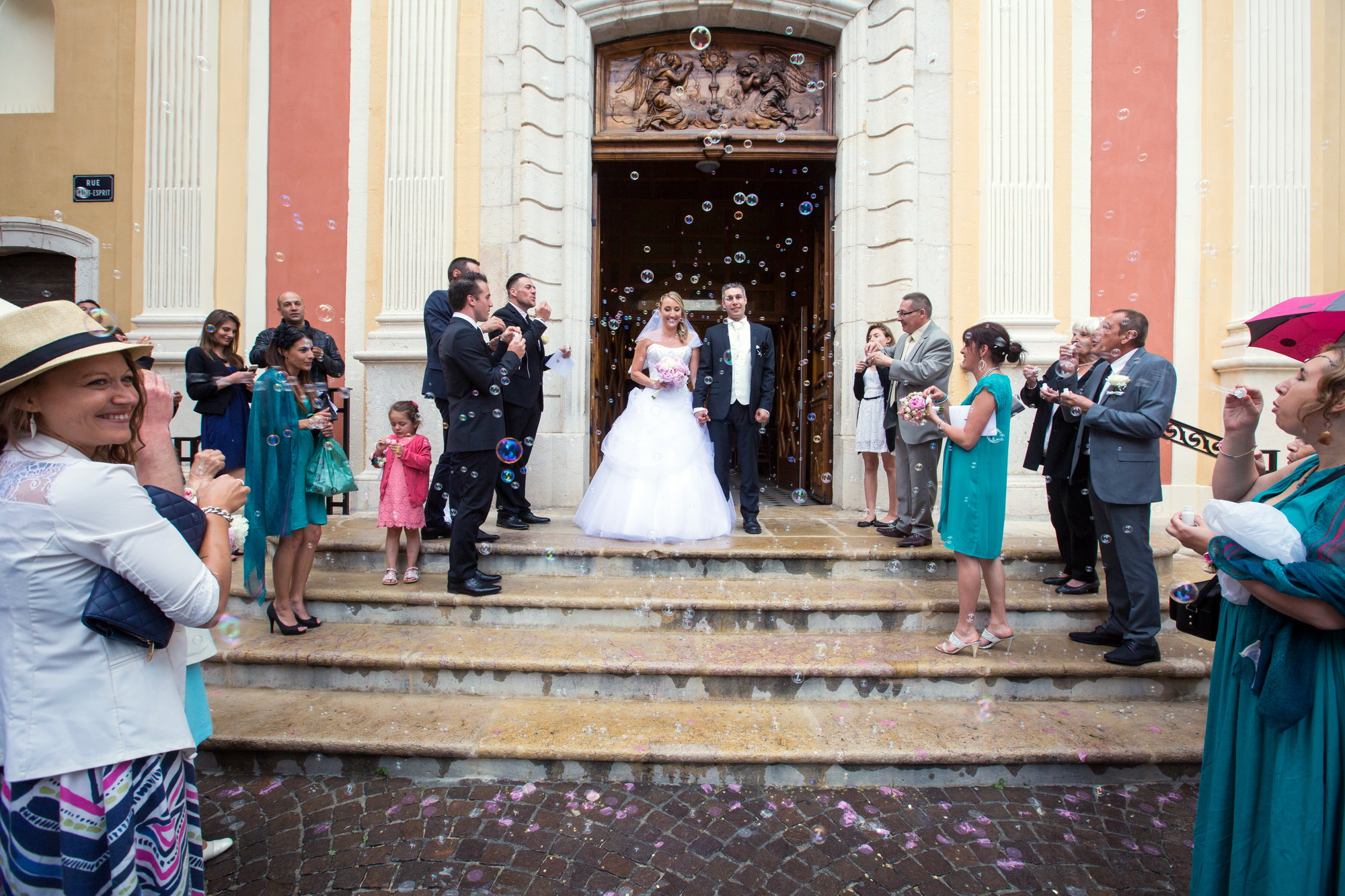 Le Mariage de Delphine et Franck, église notre Dame d'antibes, Film de Mariage, PlanetGFX