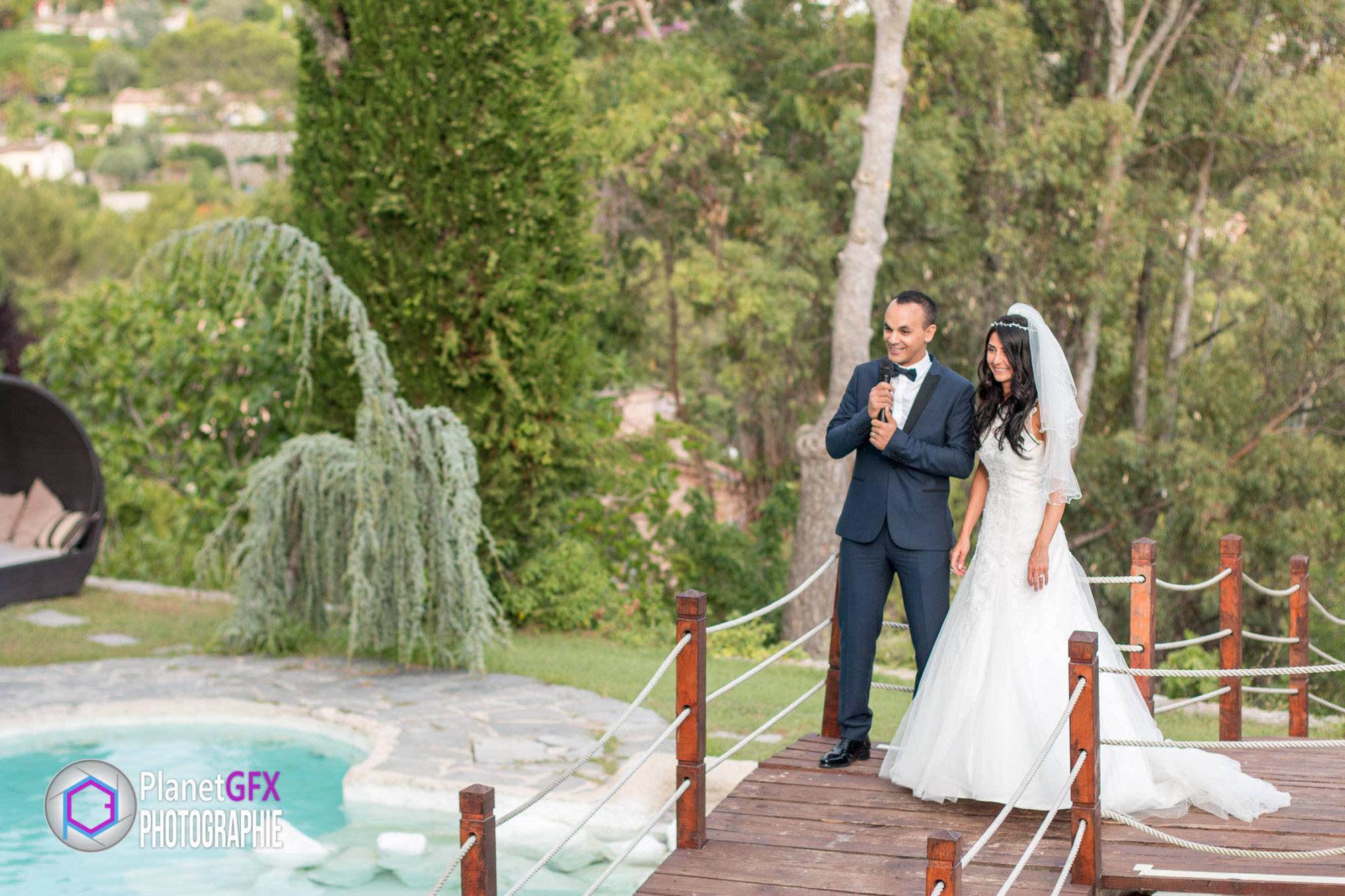 Le Mariage de Léa et Sélim, animations et soirée à la villa, Mougins, Photographie et Film de Mariage, PlanetGFX