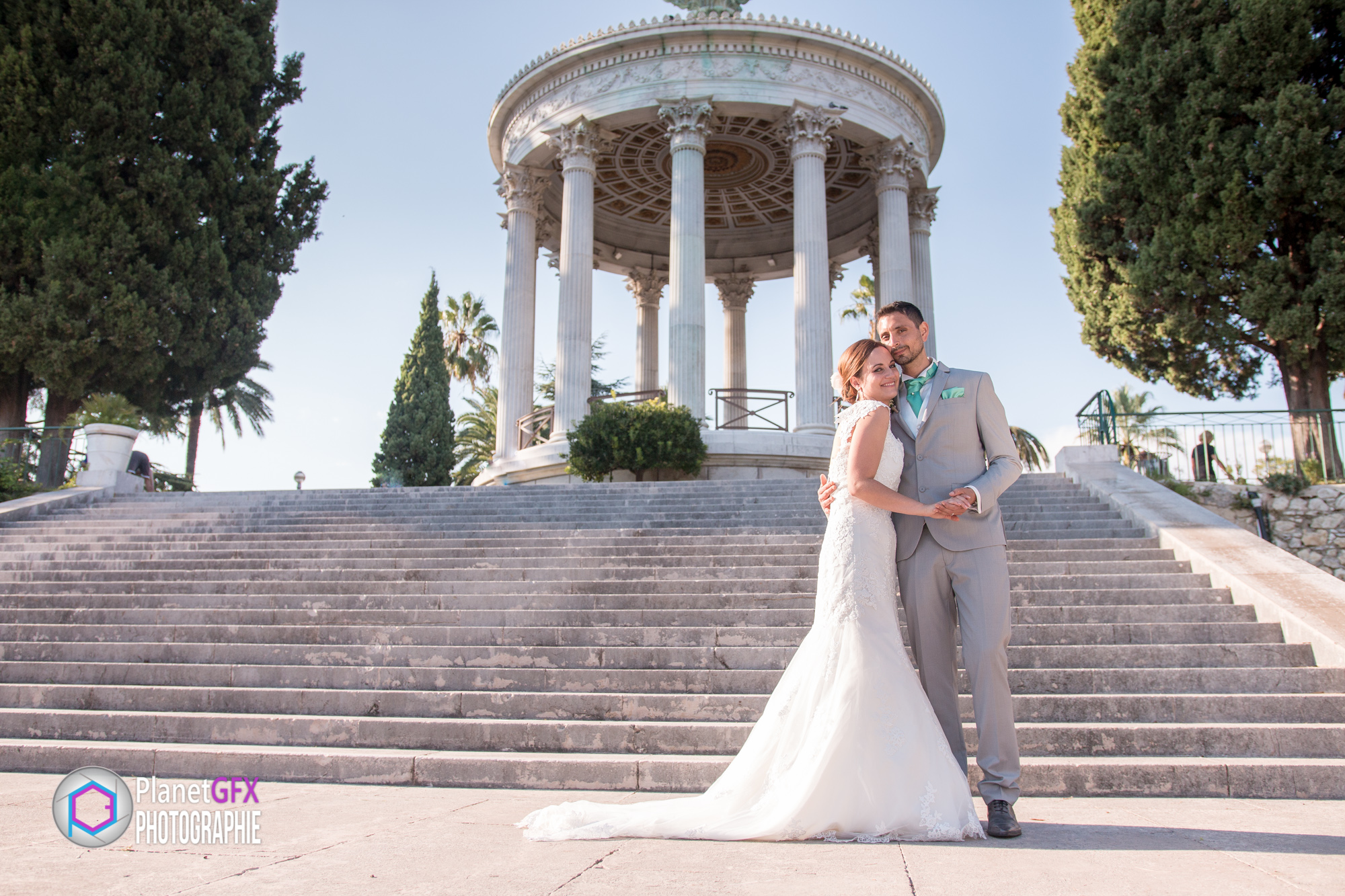 Le Mariage de Stéphane & Audrey - Parc Chambrun, Temple de l'Amour, à Nice, PlanetGFX