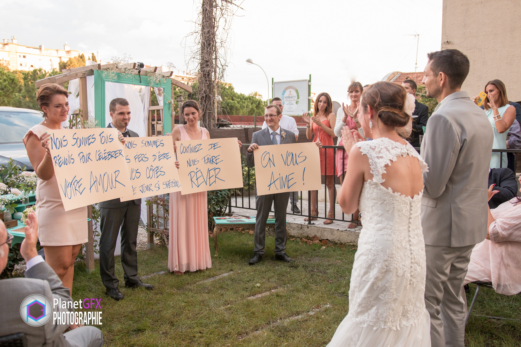 Le Mariage de Stéphane & Audrey - La cérémonie, Nice, Locanda, PlanetGFX