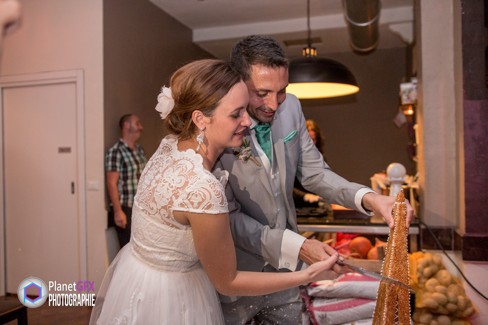 Le Mariage de Stéphane & Audrey - Découpage de Pièce Montée, Nice, Locanda, PlanetGFX