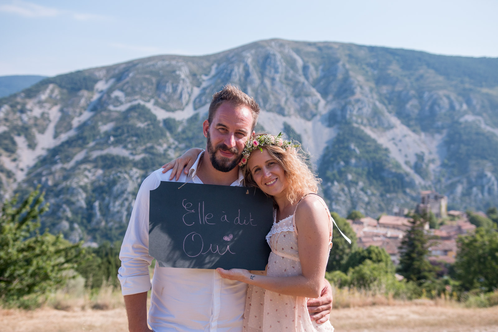 Alexia + Jérémy - film demande mariage surprise arrivee parapente greoliere alpes maritimes | PlanetGFX