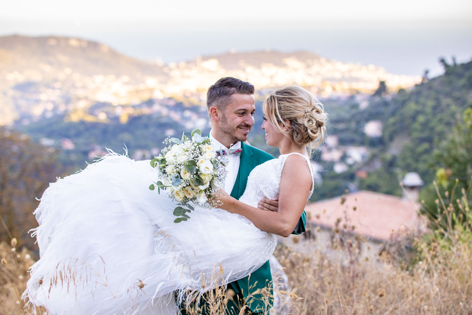 Le Mariage d'Andréa + Thomas - Saint andré de la roche, Alpes Maritimes